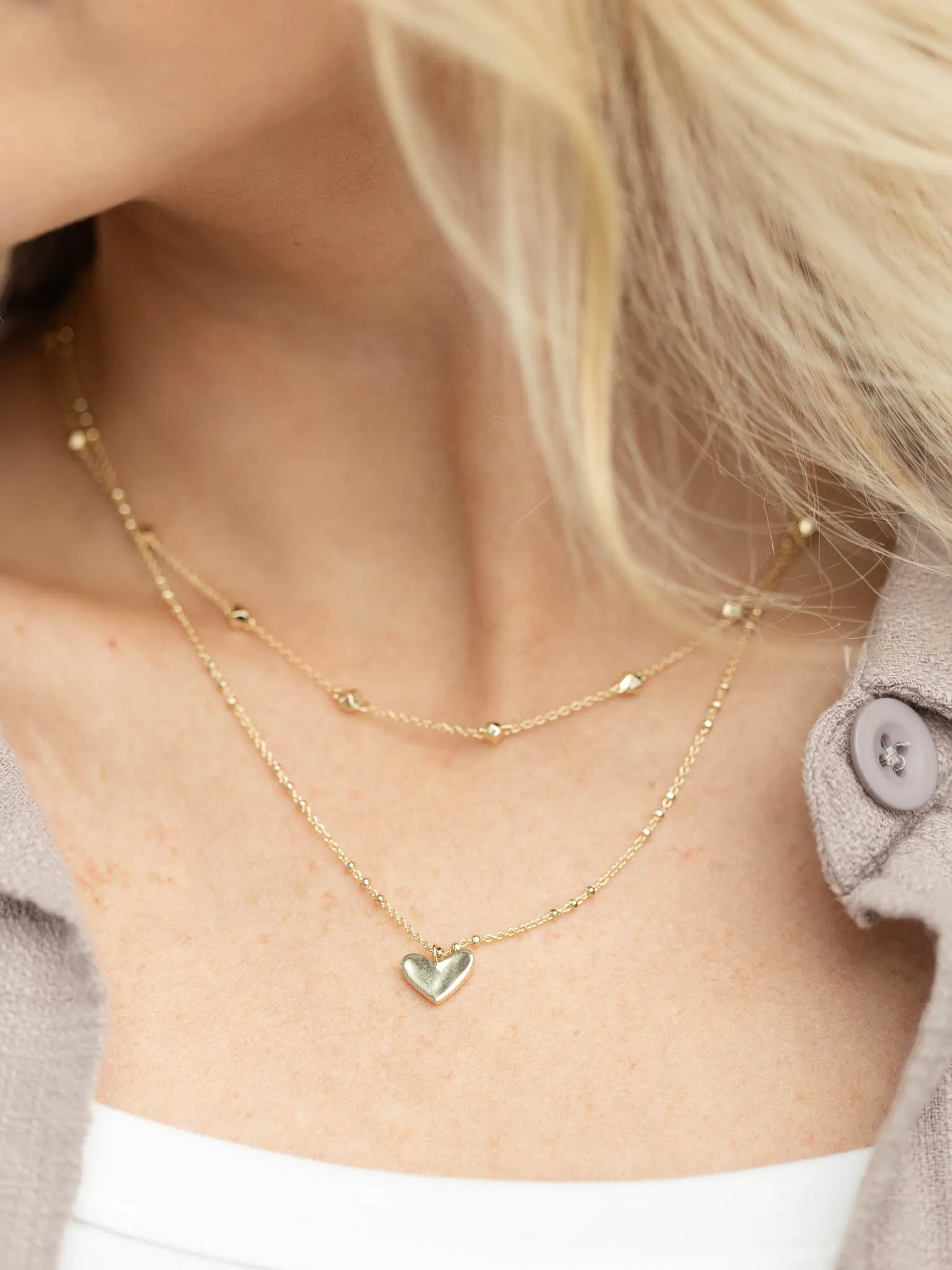 Kendra Scott Ari Heart Multi Strand Necklace