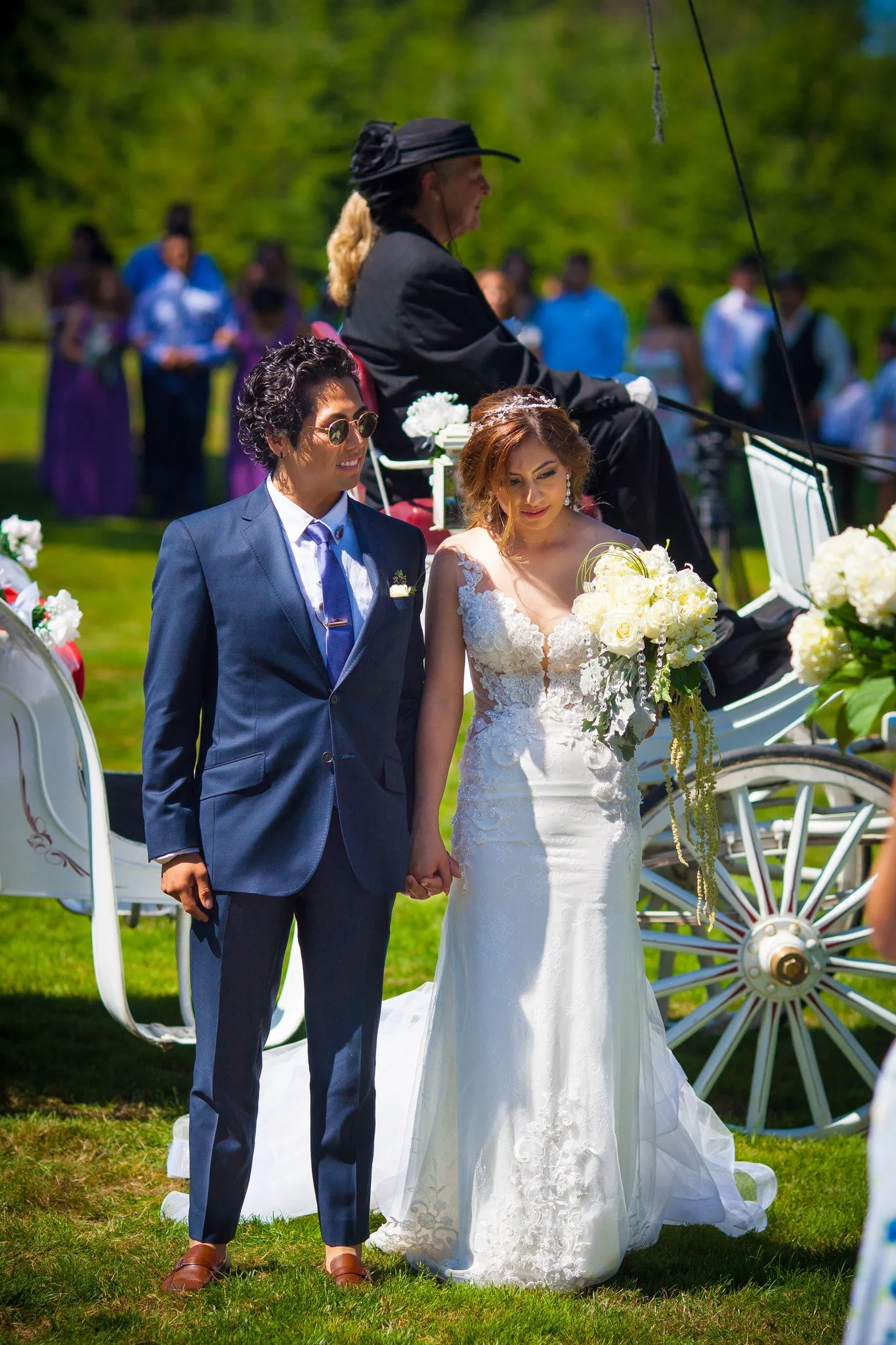 Lace Wedding Gown With Cut-Out (#Cindy)