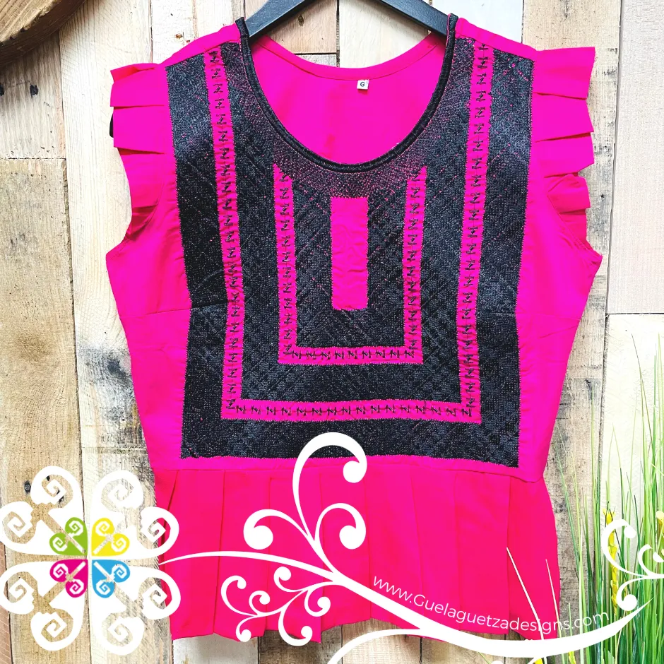 Large Tehuana Linda - Women Casual Top