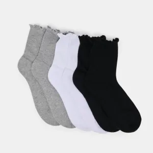 LETTUCE EDGE SOCKS 3 PACK MULTI