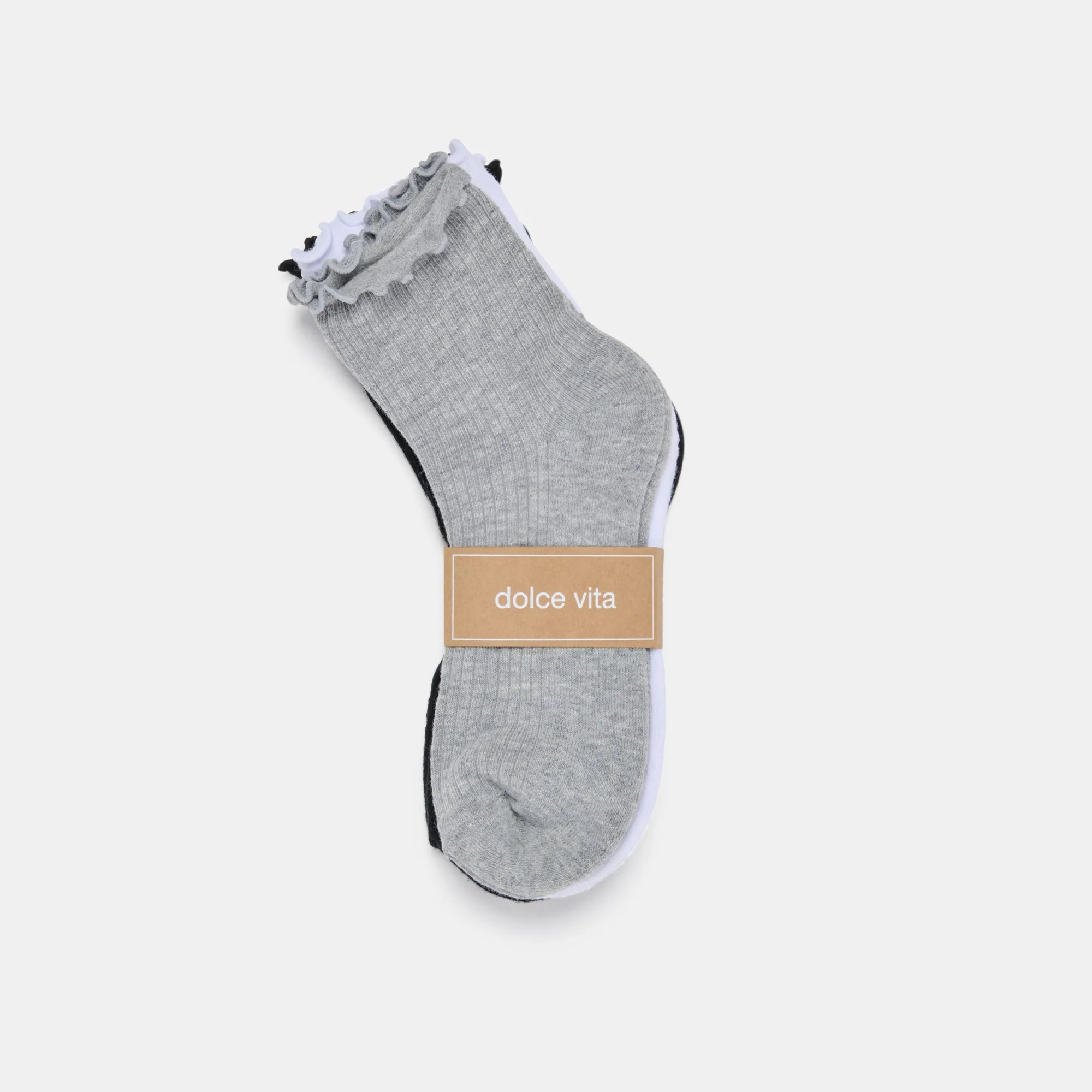 LETTUCE EDGE SOCKS 3 PACK MULTI