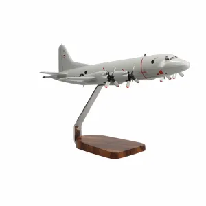Lockheed Martin P-3 Orion Clear Canopy Large Mahogany Model