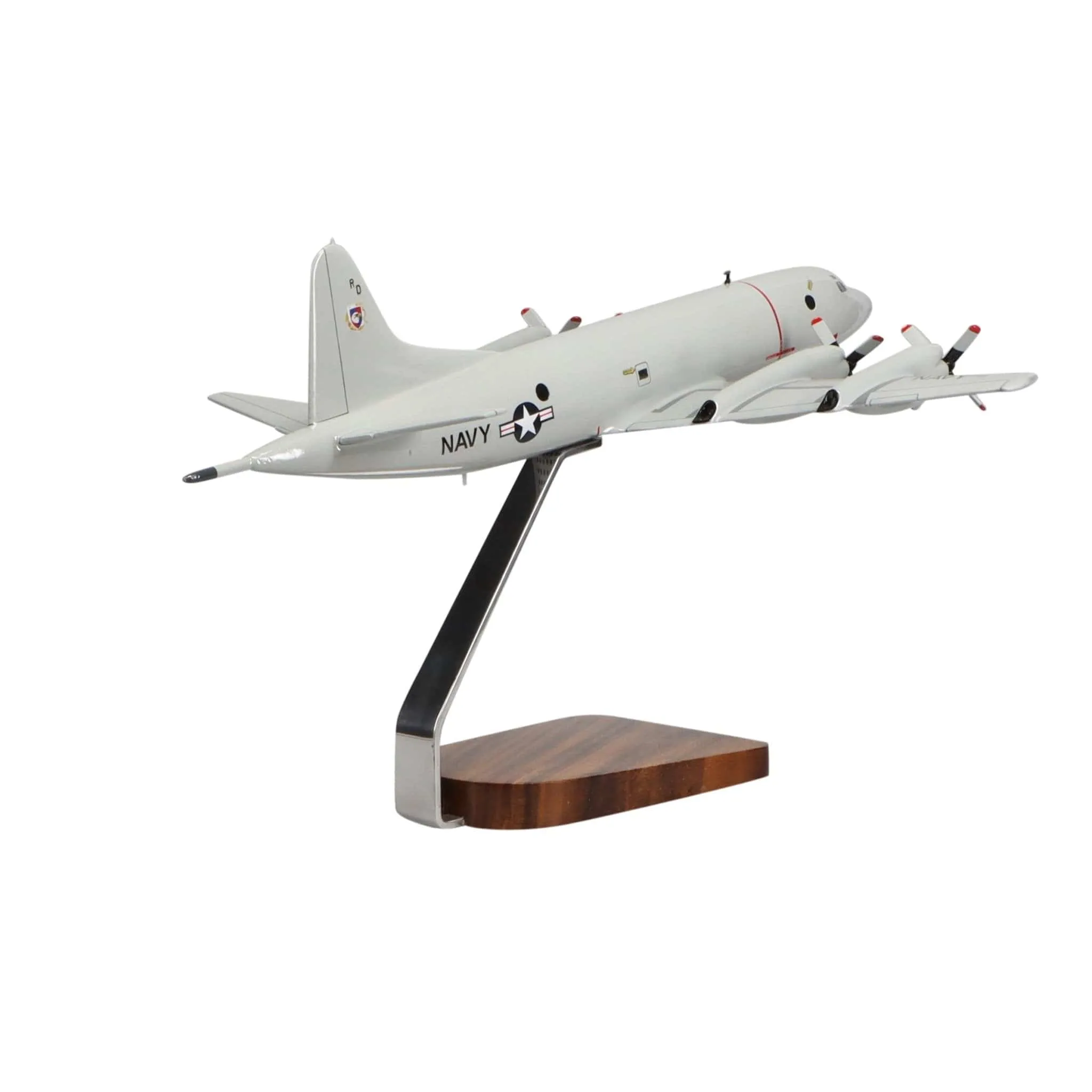 Lockheed Martin P-3 Orion Clear Canopy Large Mahogany Model