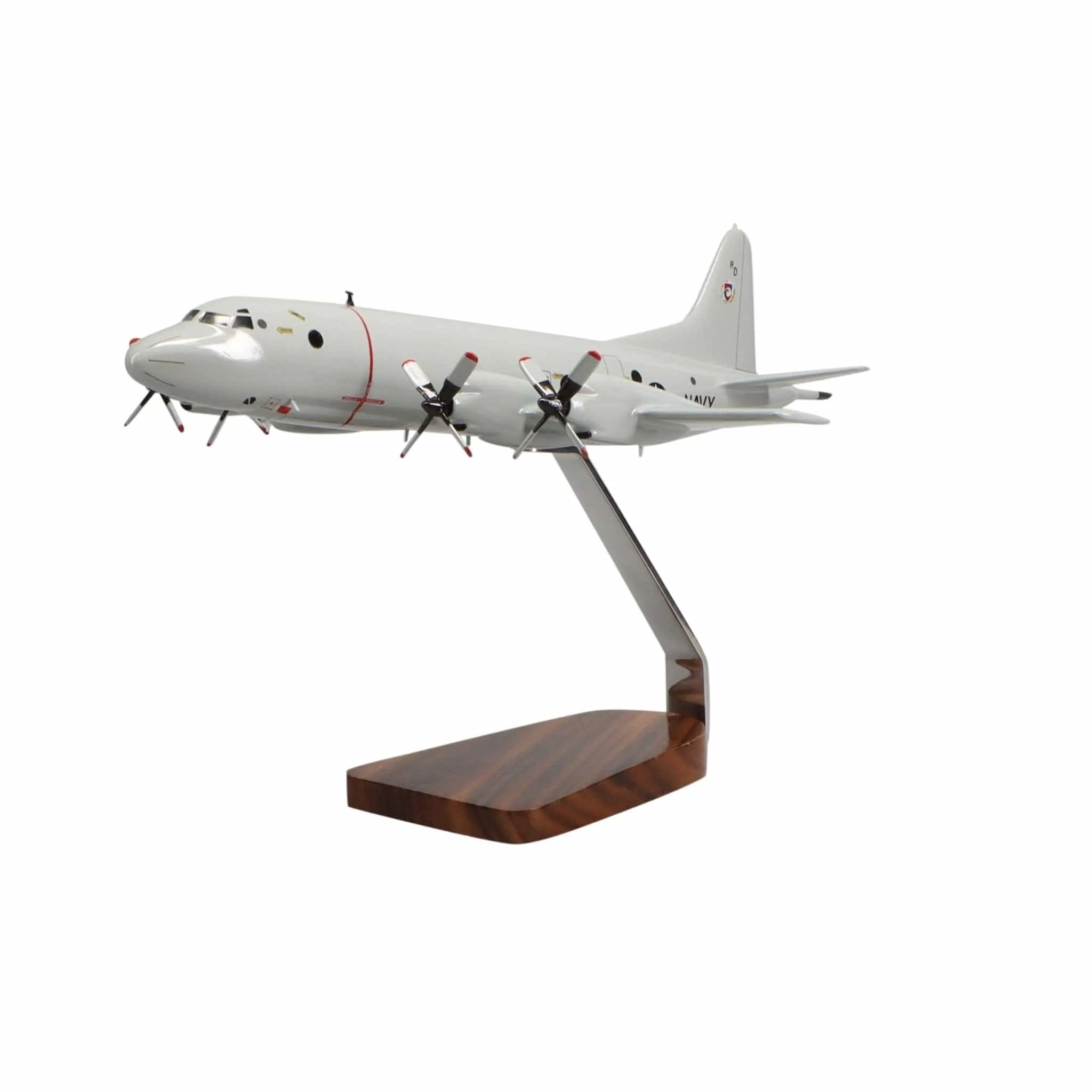 Lockheed Martin P-3 Orion Clear Canopy Large Mahogany Model