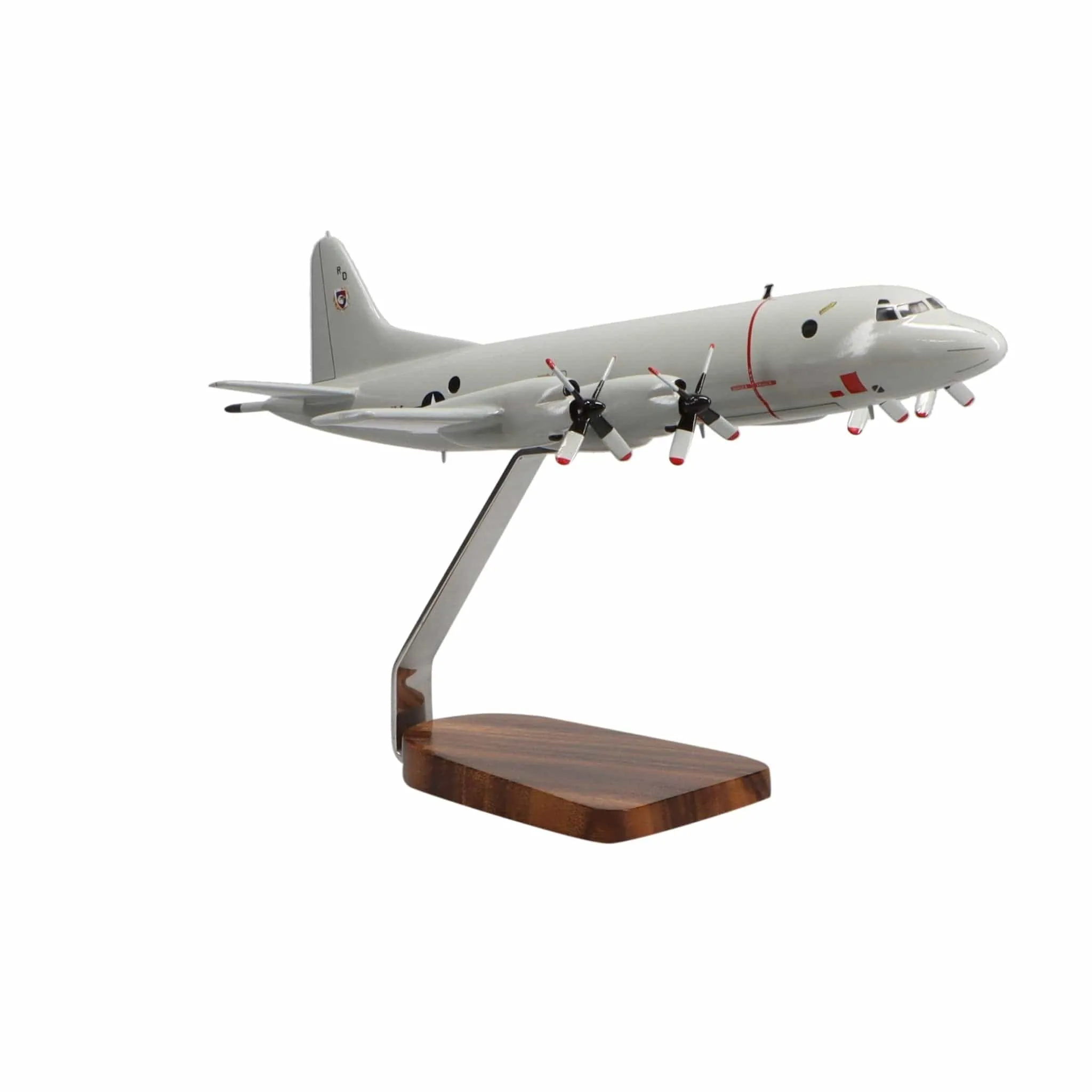 Lockheed Martin P-3 Orion Clear Canopy Large Mahogany Model