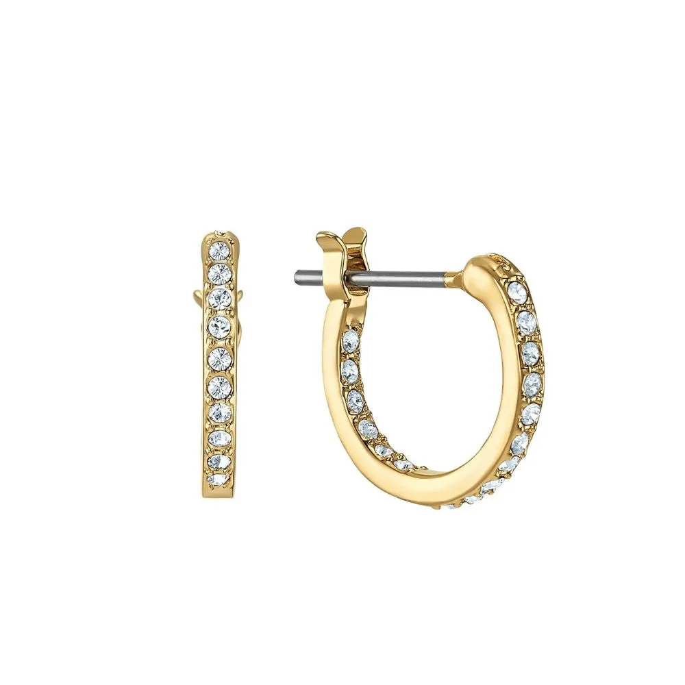 Loney Tunes Tweety Multi-Colored Gold-Tone Plated Hoop Pierced Earrings