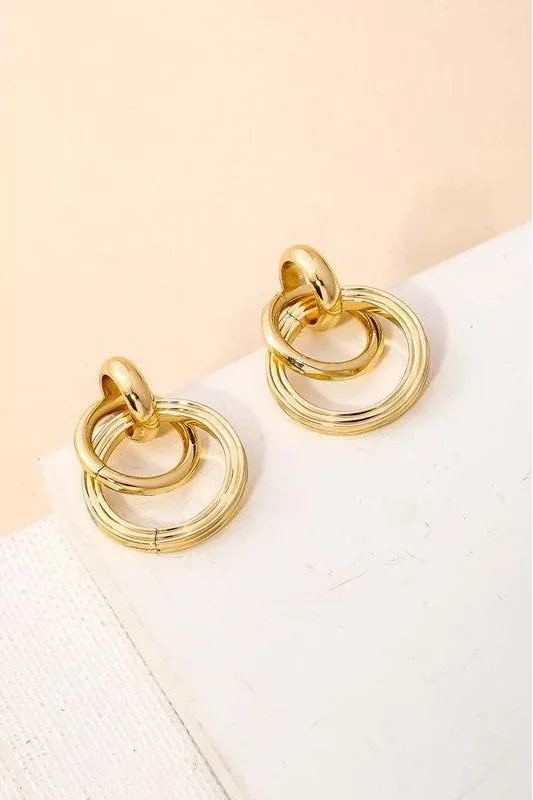 Looped Circle Earring