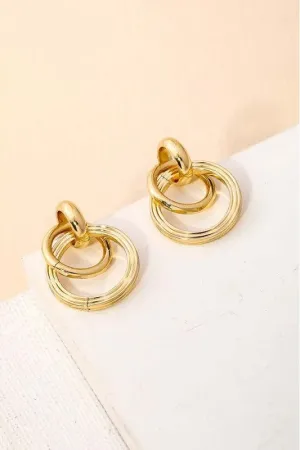 Looped Circle Earring