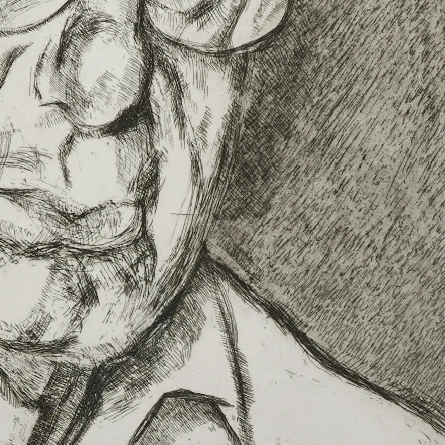 LUCIAN FREUD "THE NEW YORKER" ETCHING, 2006