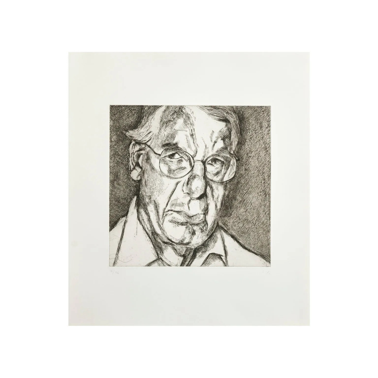 LUCIAN FREUD "THE NEW YORKER" ETCHING, 2006