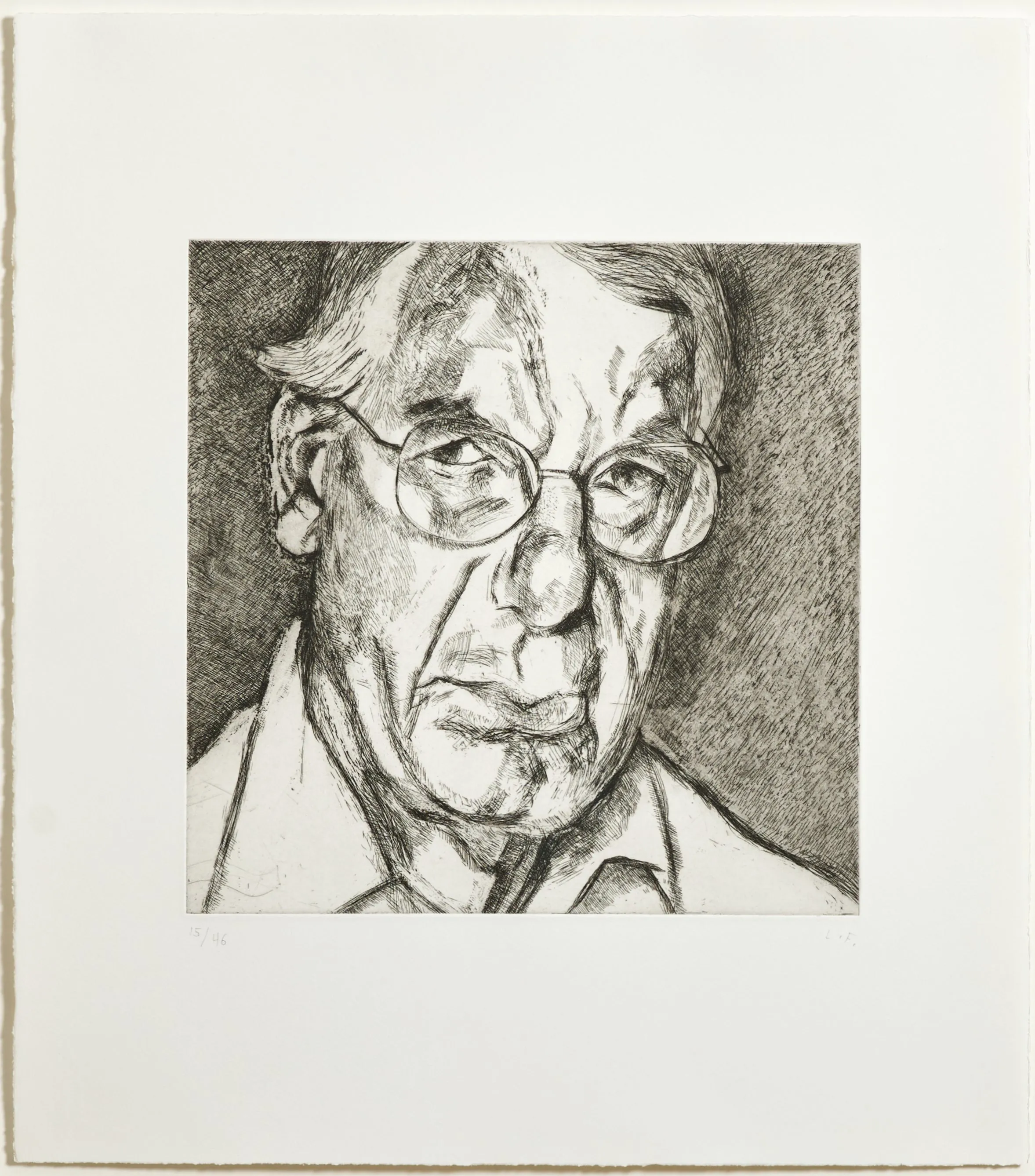 LUCIAN FREUD "THE NEW YORKER" ETCHING, 2006