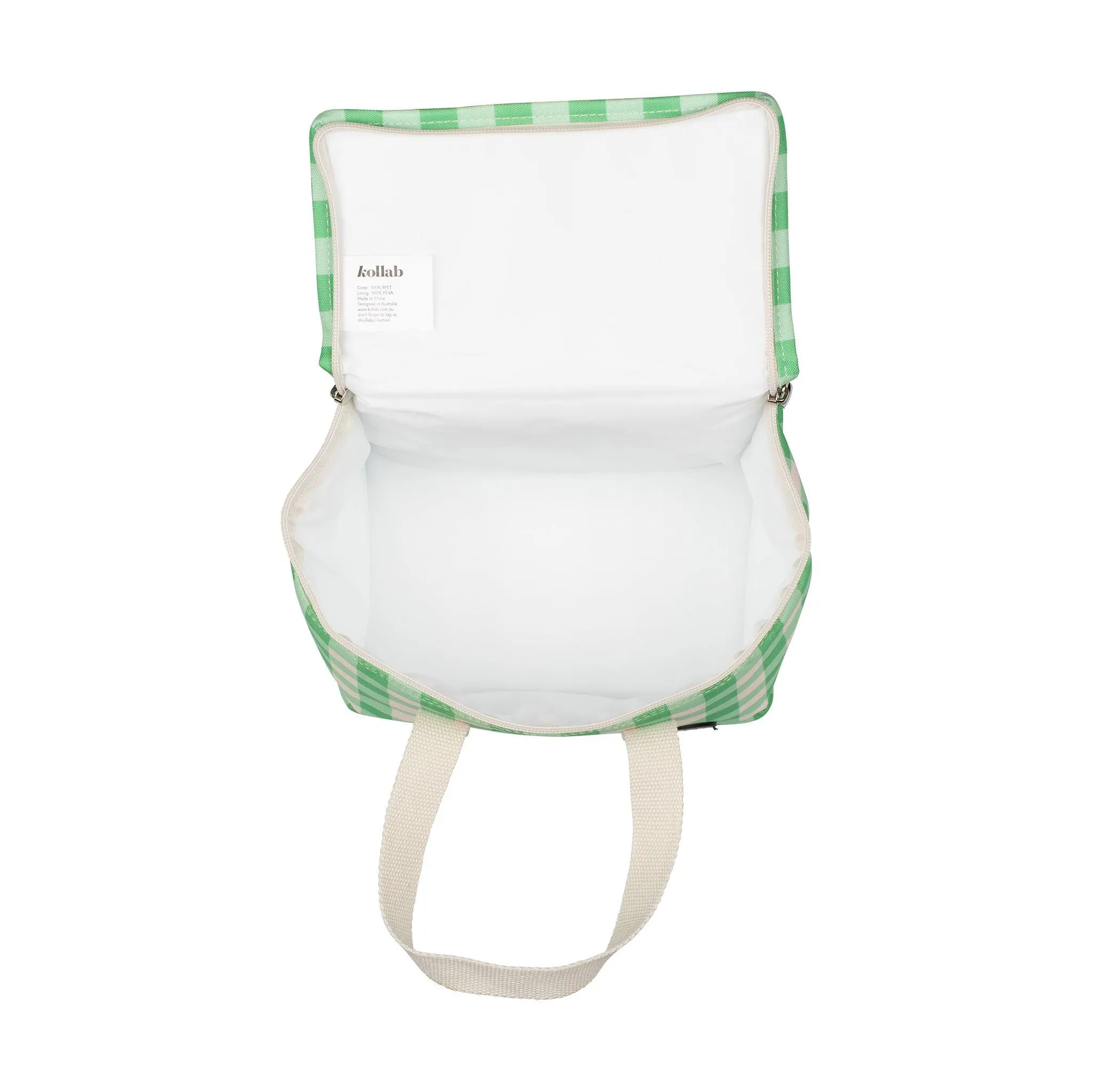 Lunch Box Kelly Green Check