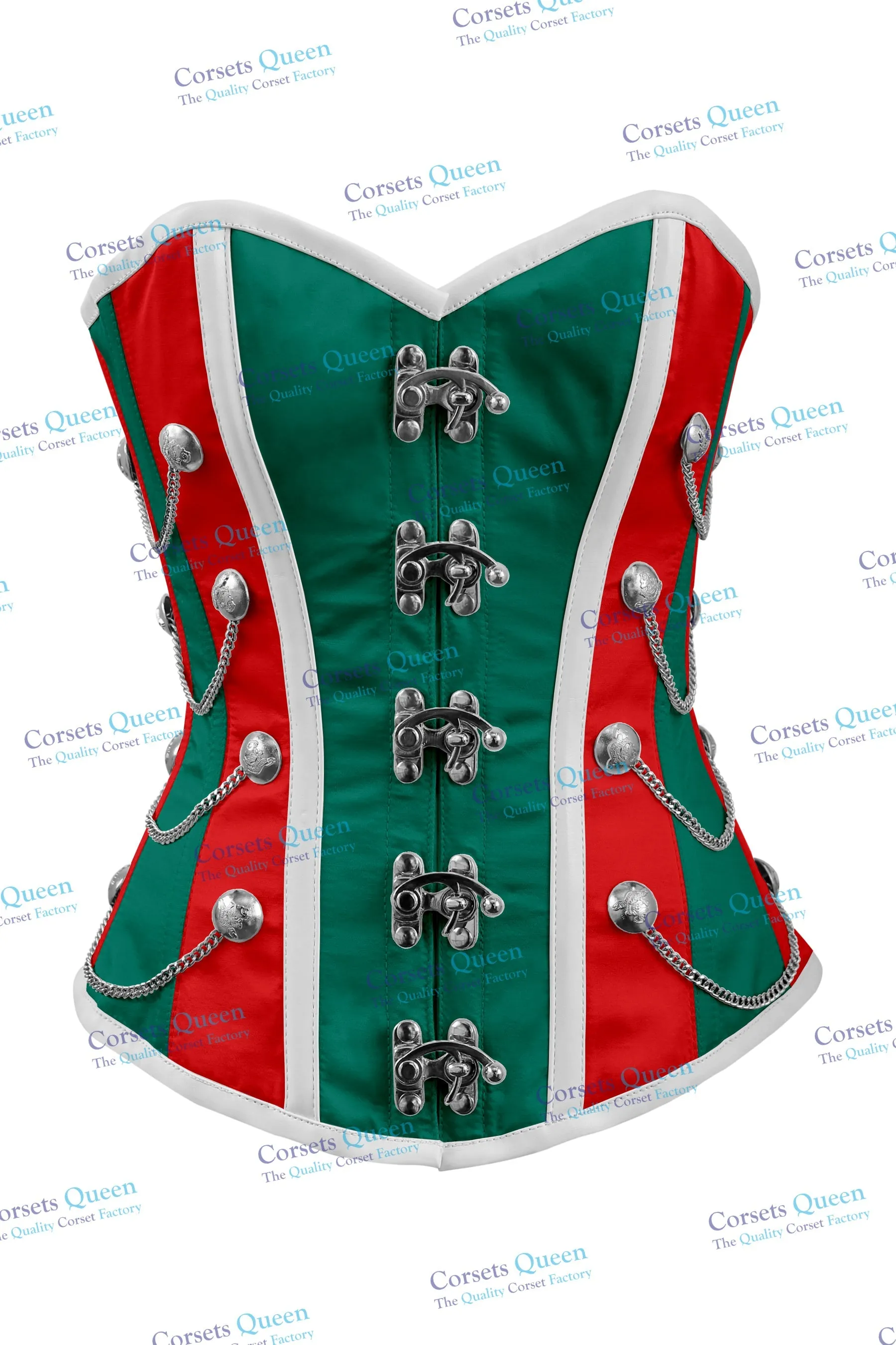 Macray Steel Boned Overbust Christmas Special Corset