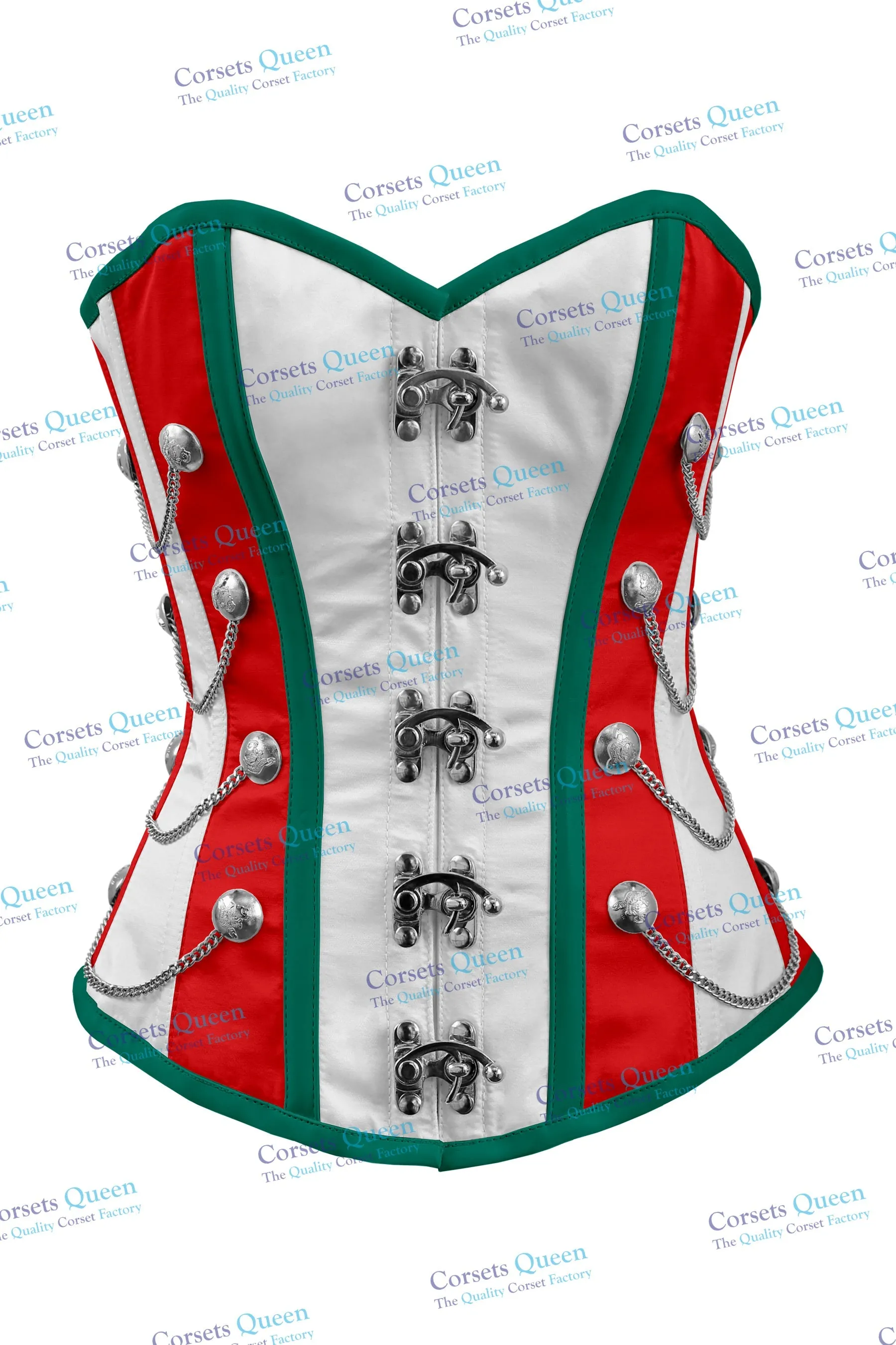 Macray Steel Boned Overbust Christmas Special Corset