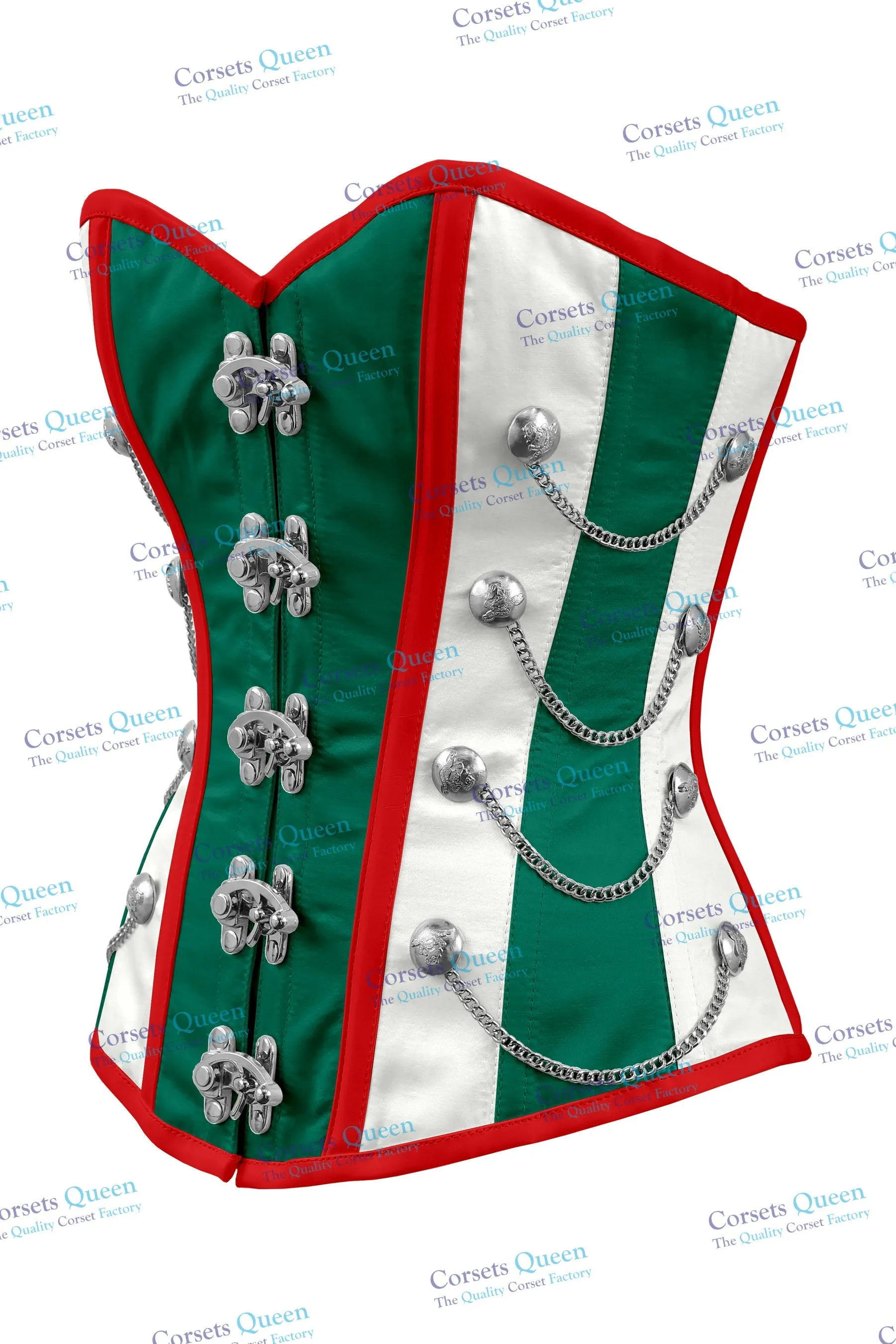 Macray Steel Boned Overbust Christmas Special Corset