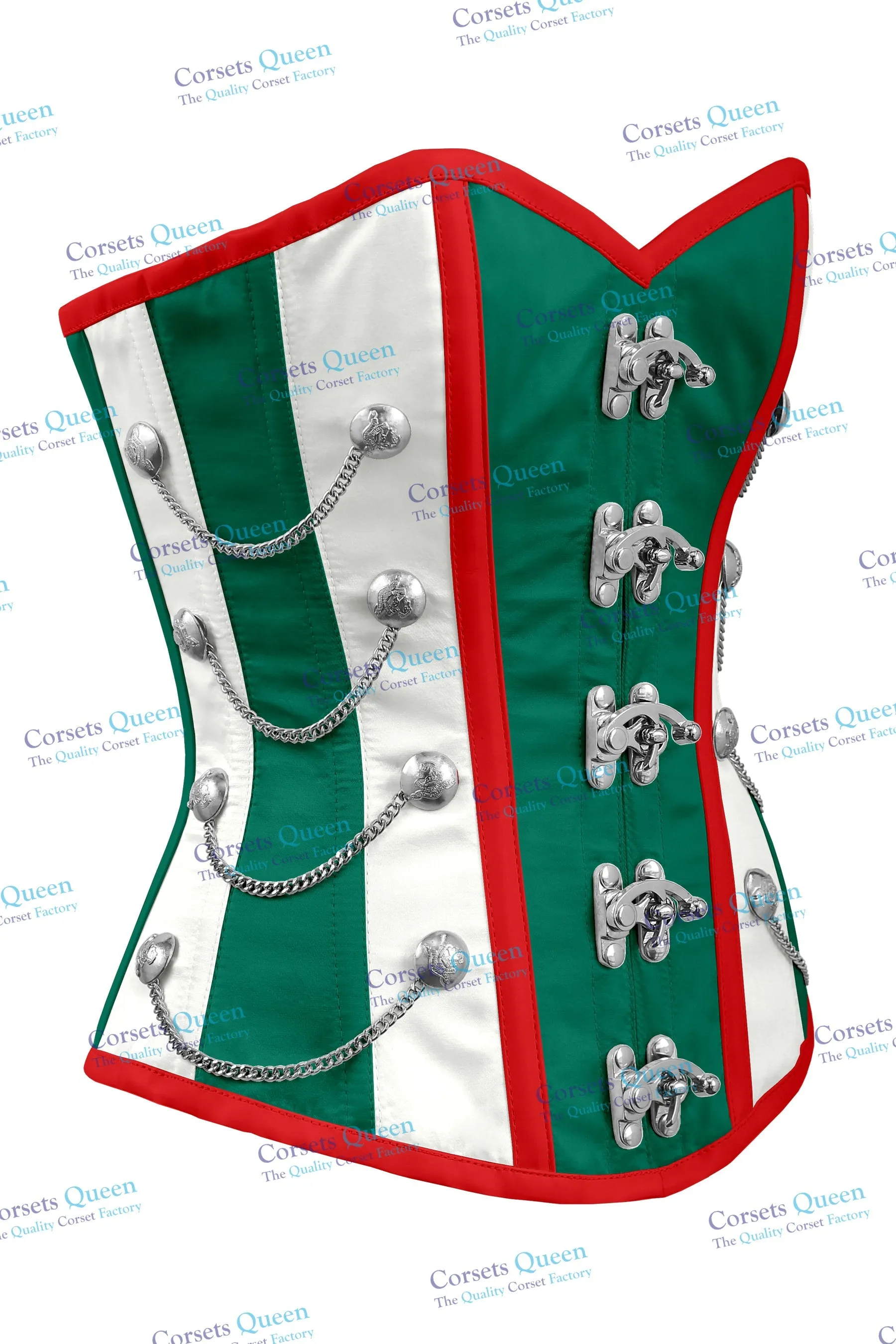 Macray Steel Boned Overbust Christmas Special Corset
