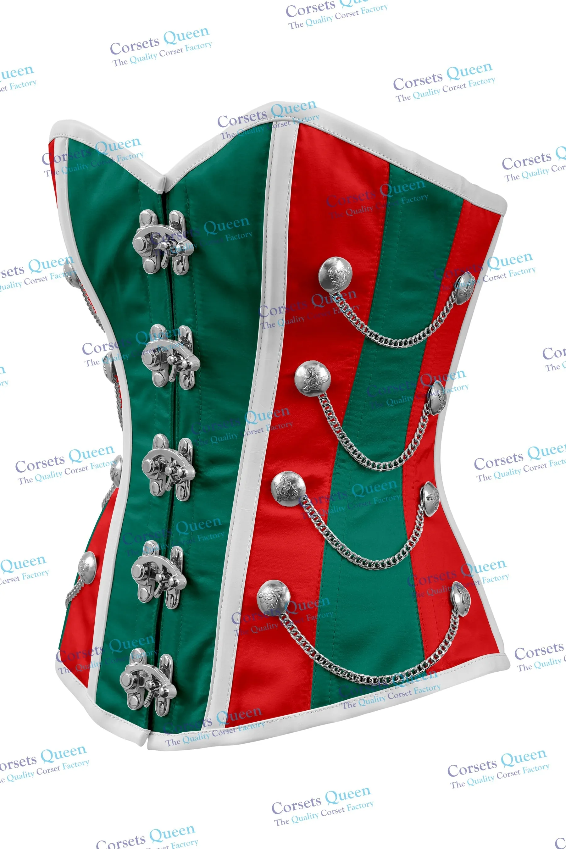 Macray Steel Boned Overbust Christmas Special Corset