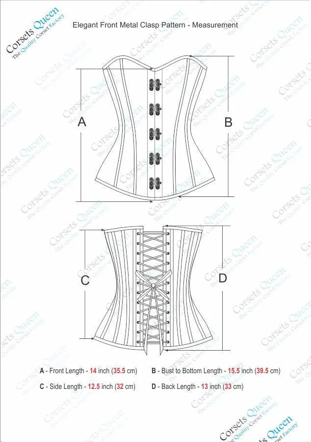 Macray Steel Boned Overbust Christmas Special Corset
