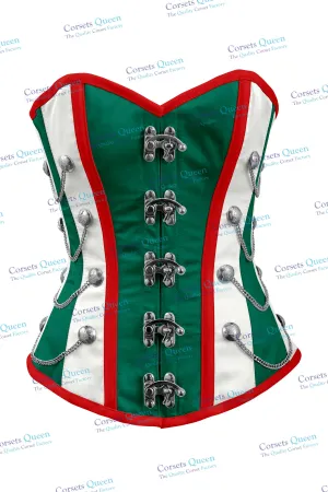 Macray Steel Boned Overbust Christmas Special Corset
