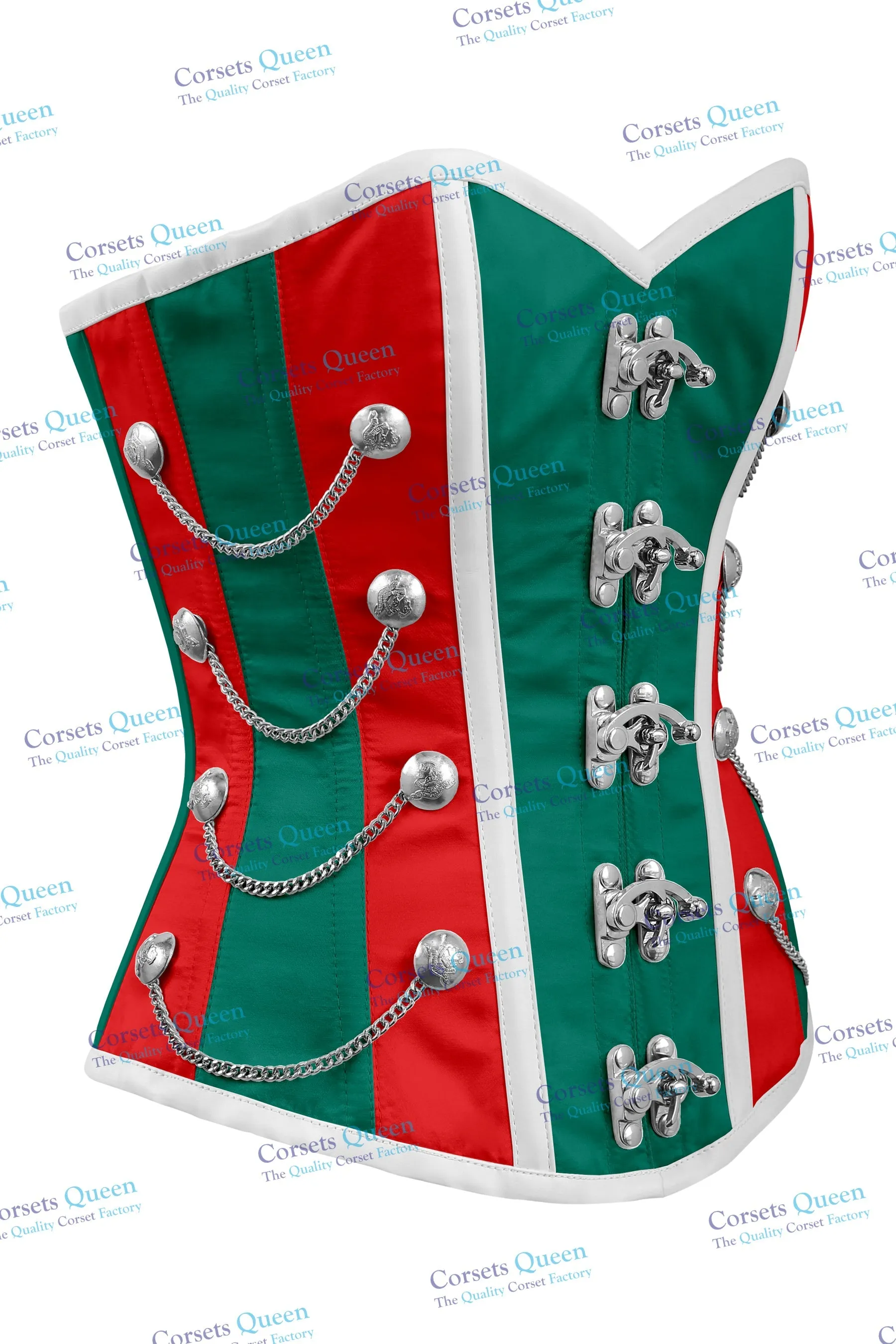 Macray Steel Boned Overbust Christmas Special Corset
