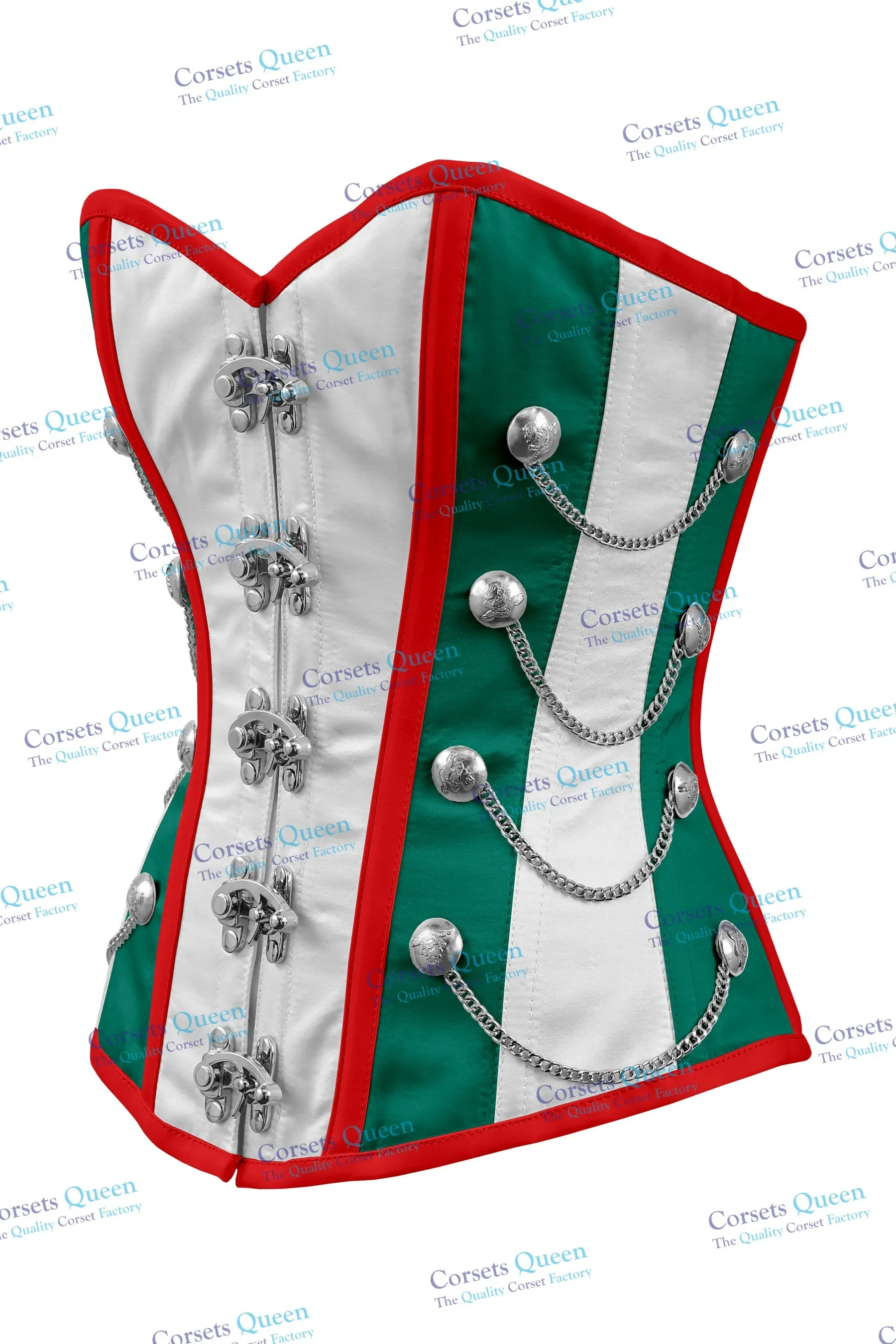 Macray Steel Boned Overbust Christmas Special Corset