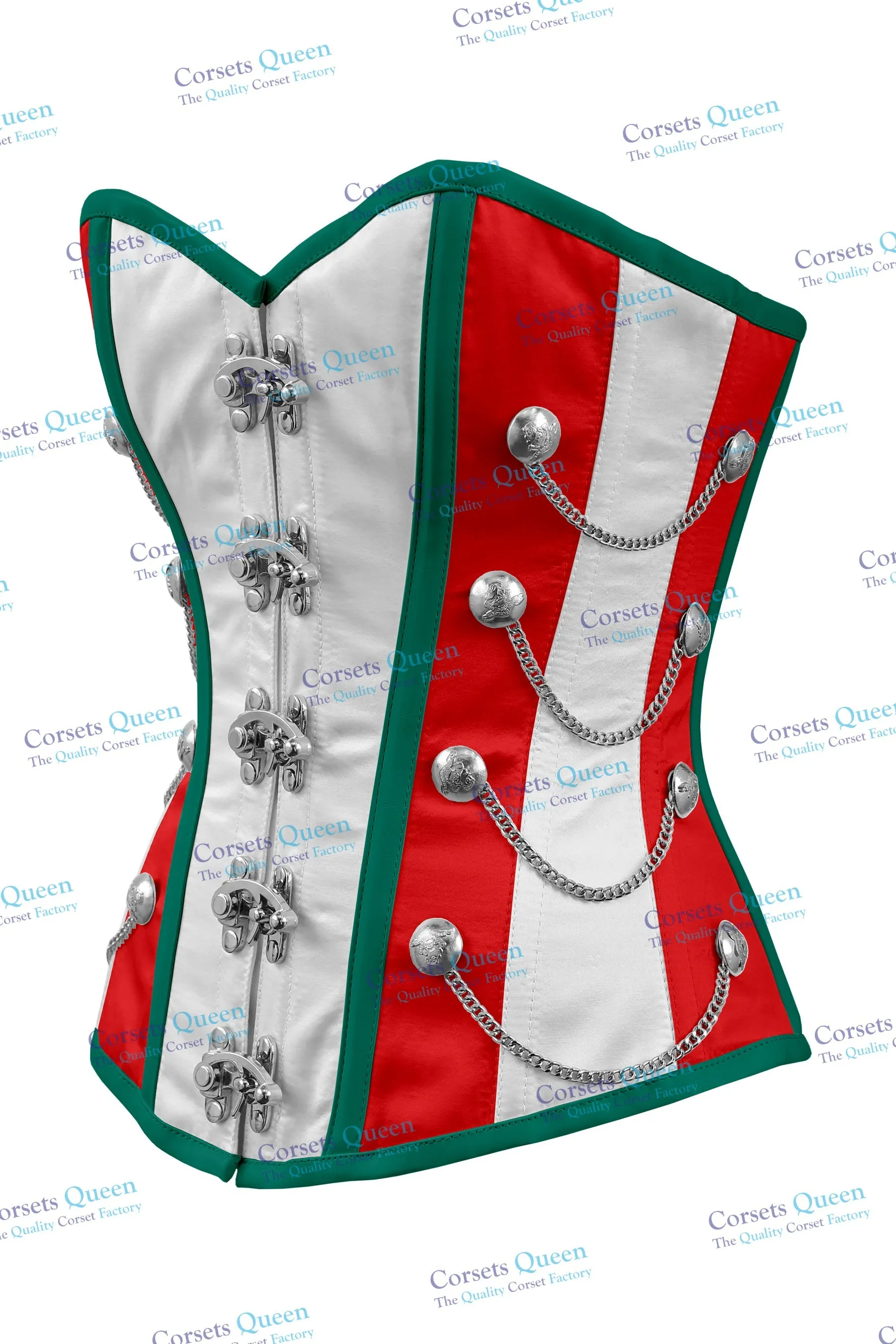 Macray Steel Boned Overbust Christmas Special Corset