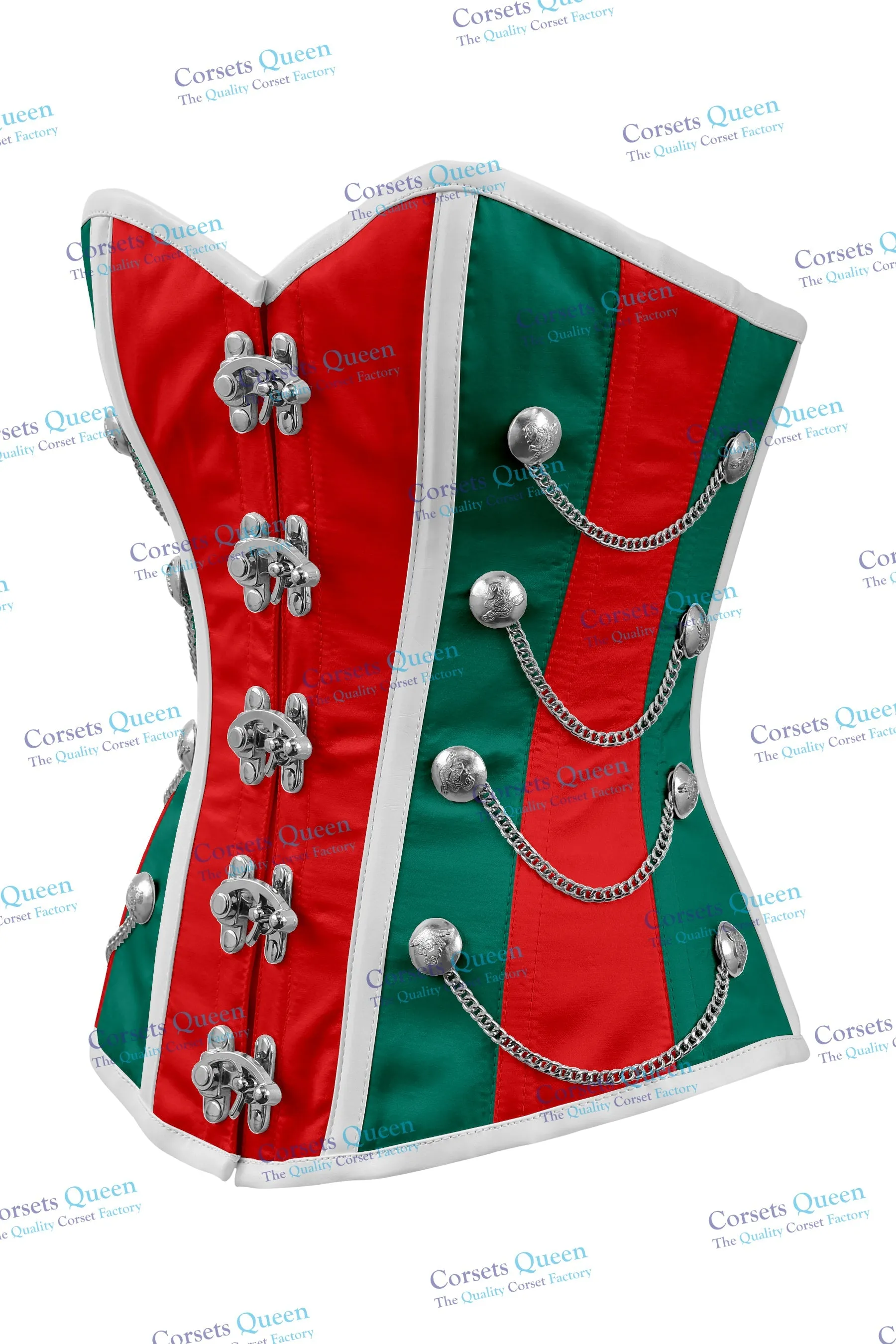 Macray Steel Boned Overbust Christmas Special Corset