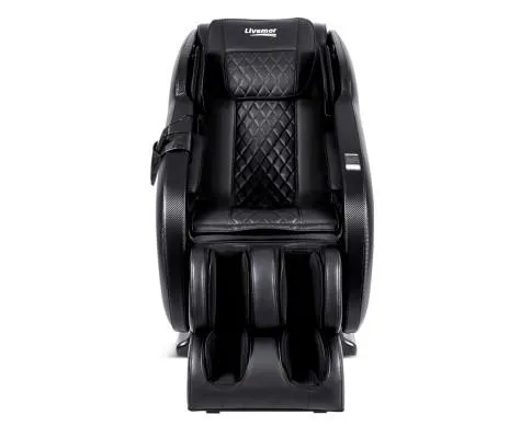 Massage Chair SL Track Full Body Air Bags Shiatsu Massaging Massager - Black