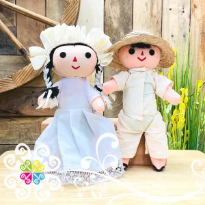 Medium Mexican Otomi Couple - Sencilla