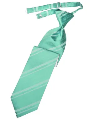 Mermaid Striped Satin Kids Necktie