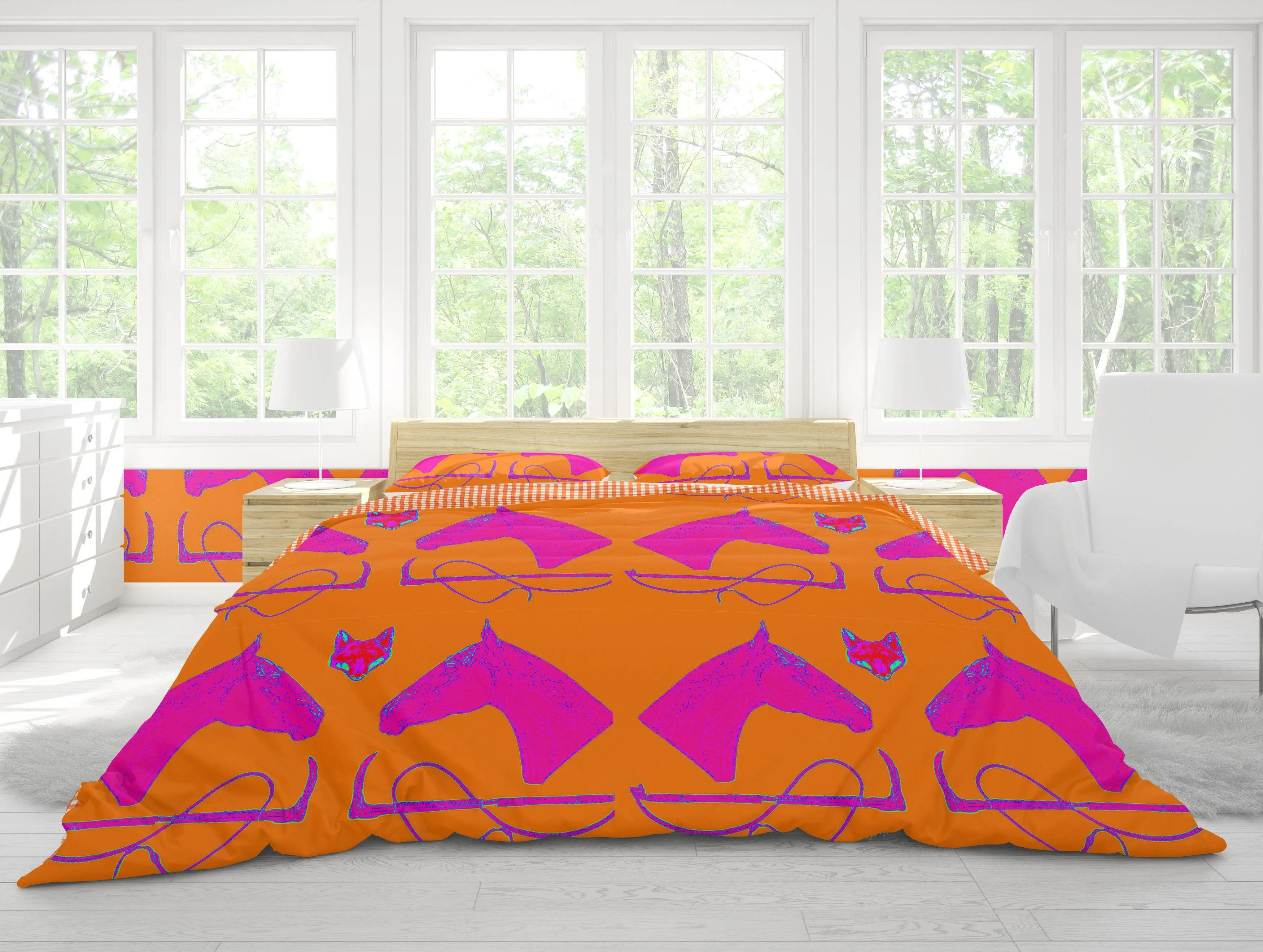 MILLBROOK DUVET IN TANGERINE