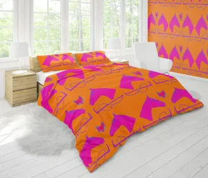 MILLBROOK DUVET IN TANGERINE