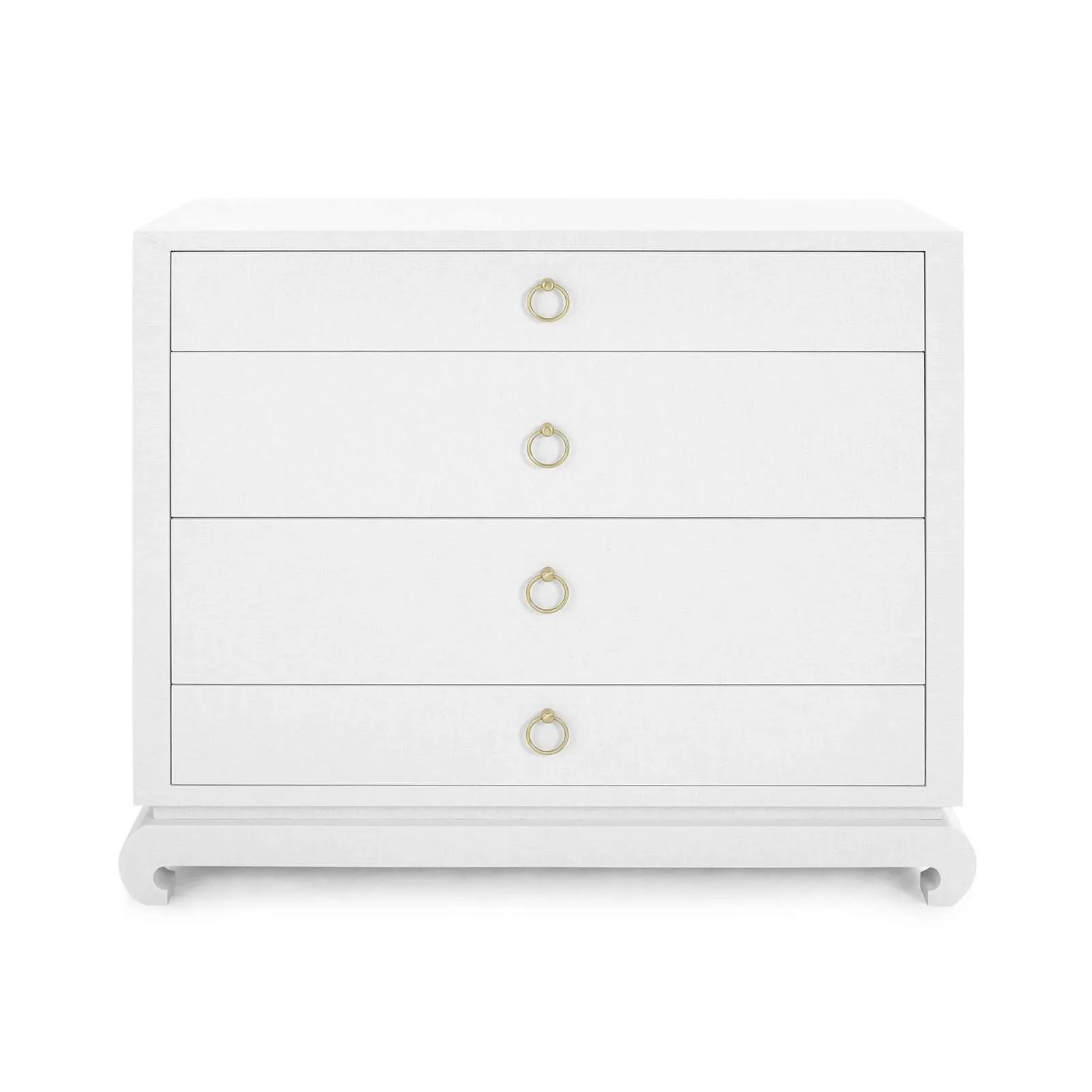 Ming Large 4-Drawer / Chiffon White