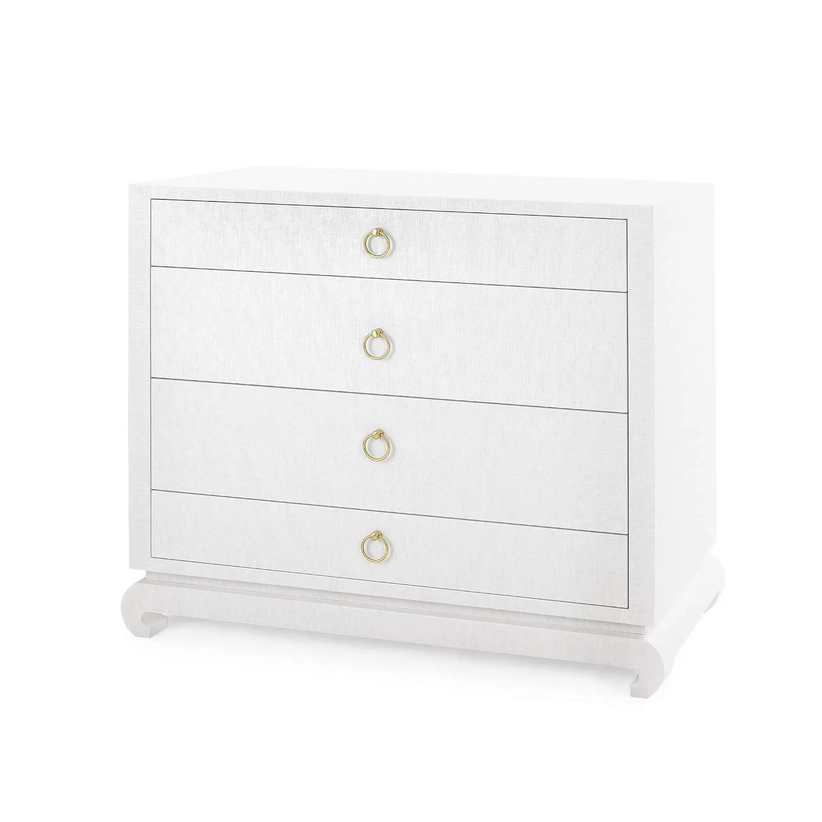 Ming Large 4-Drawer / Chiffon White