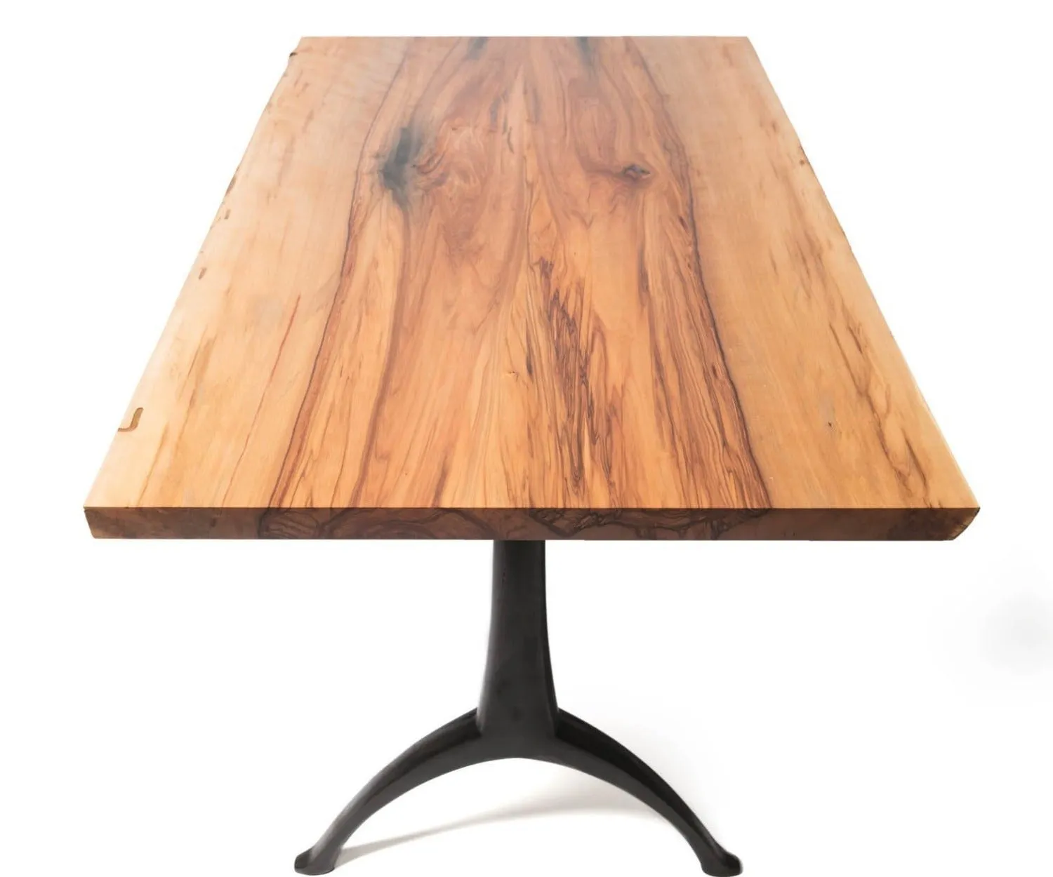 Modern Live Edge Wood Dining Table | Legacy Base Pedestal Table
