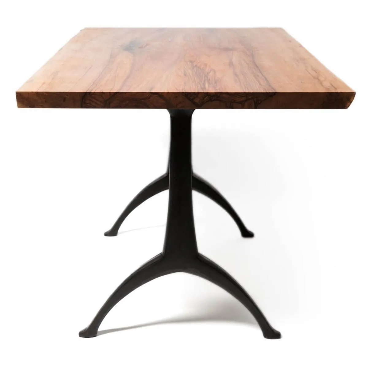 Modern Live Edge Wood Dining Table | Legacy Base Pedestal Table