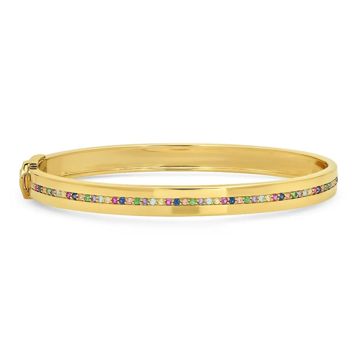 Multi Colored Row Bangle