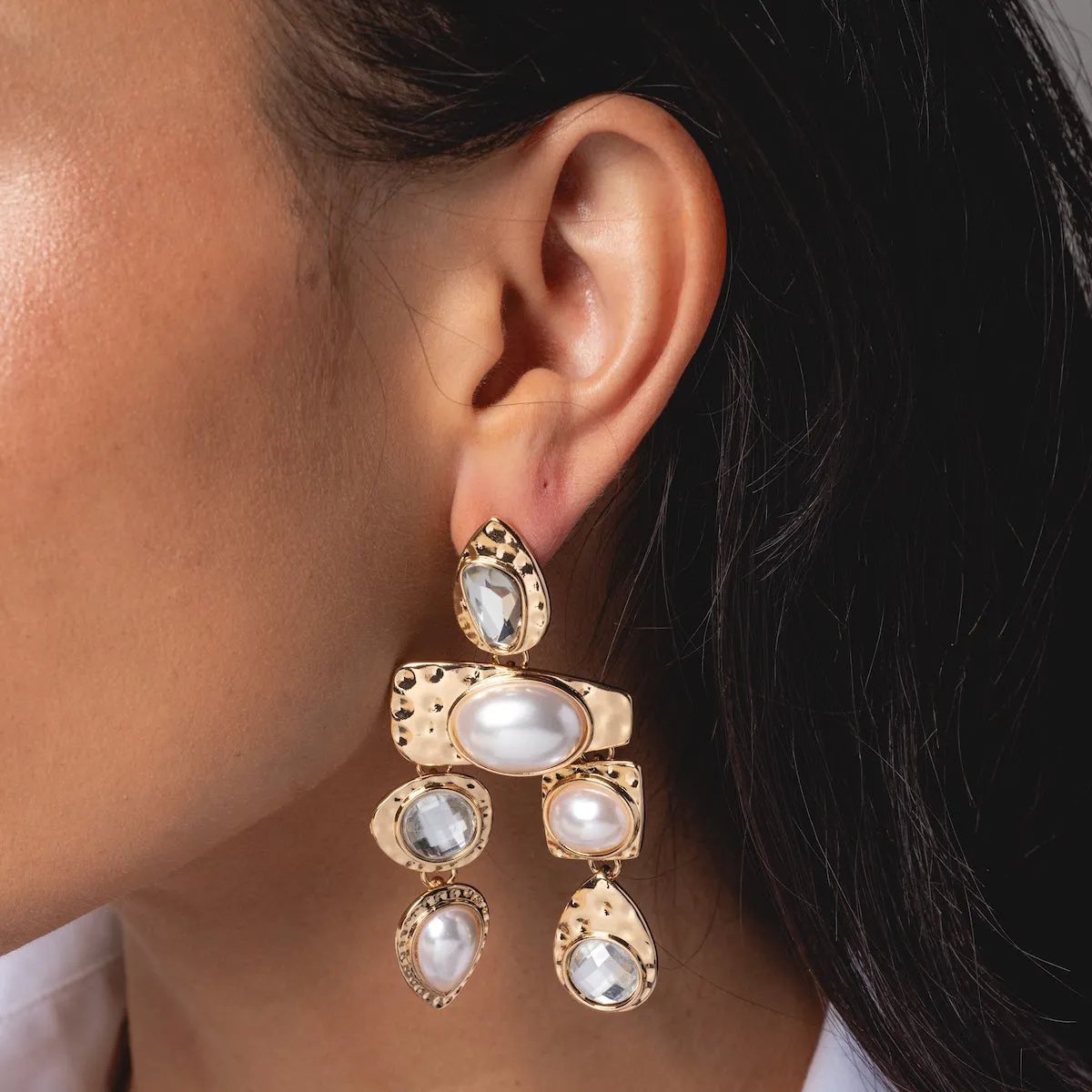 Multi Stone Earrings