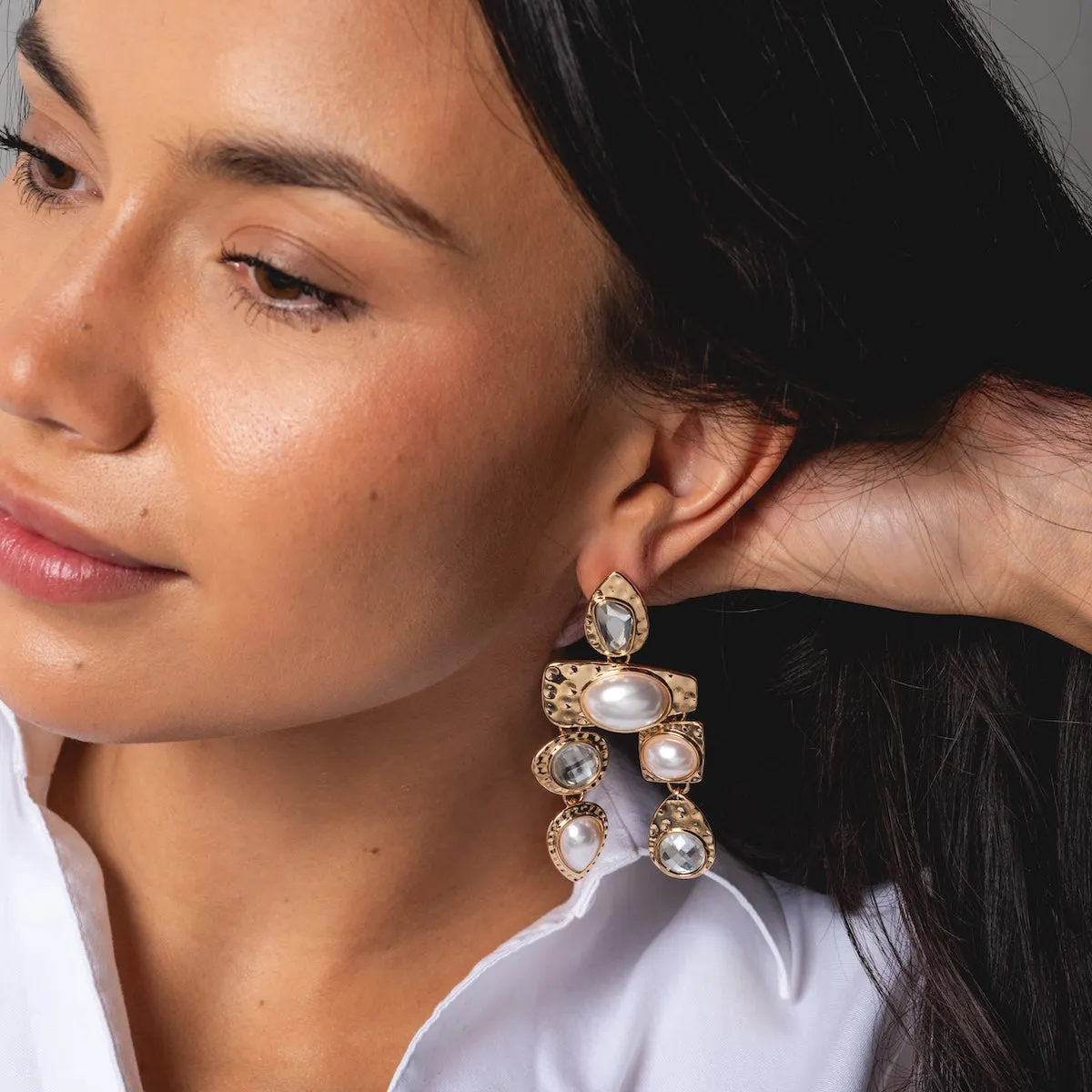 Multi Stone Earrings