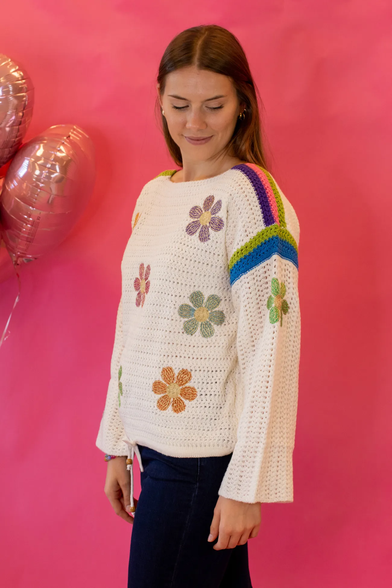 New Beginnings Bloom Sweater