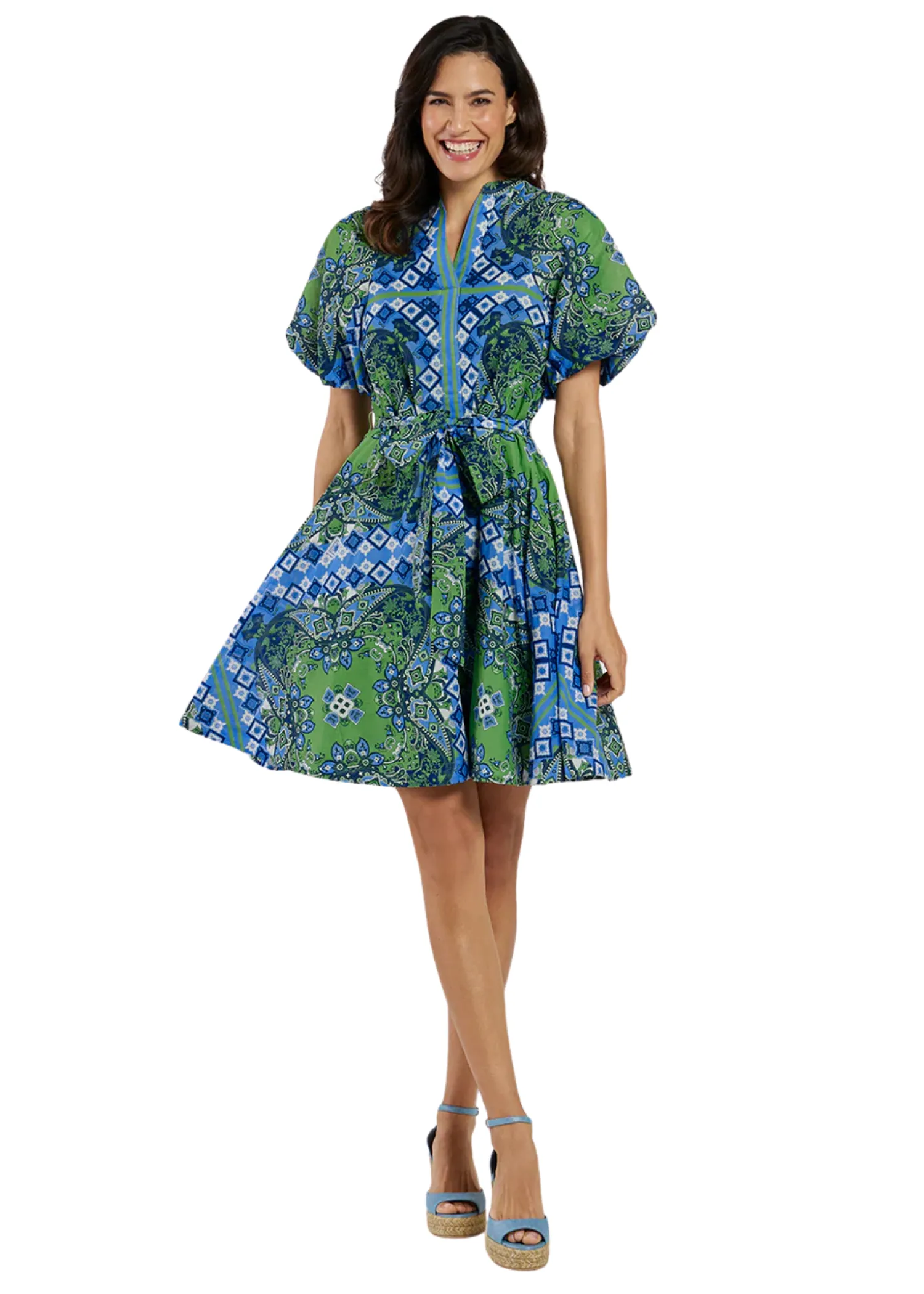 PAISLEY DRESS - BONITA SCARF