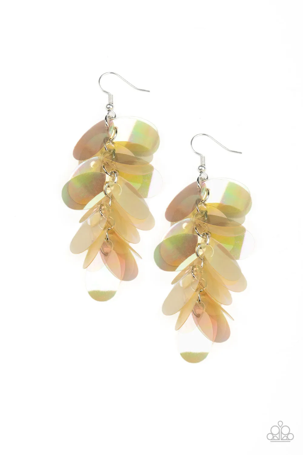 Paparazzi Stellar In Sequins - Multi Sequin Earrings
