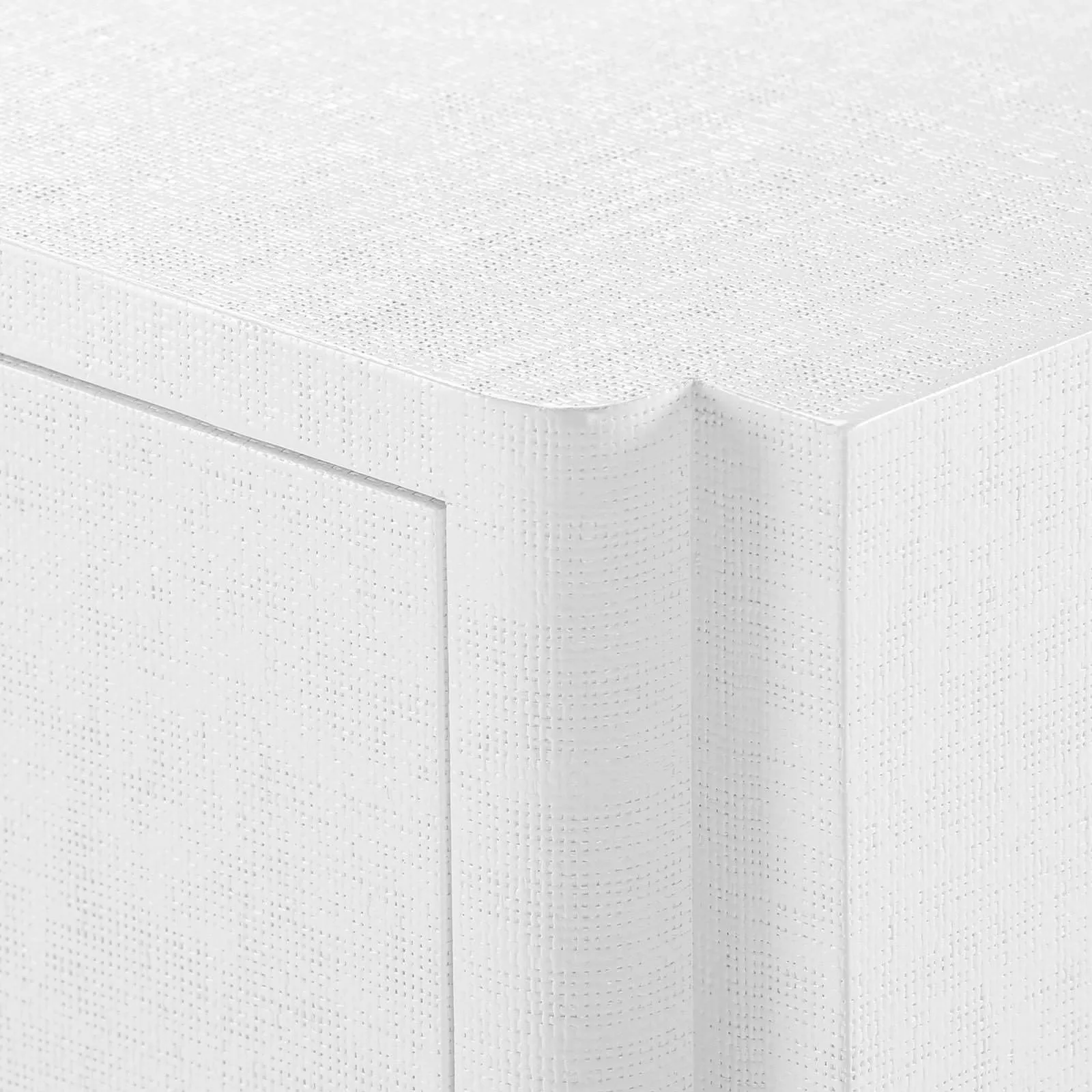 Pavel 3-Drawer Side Table / Chiffon White