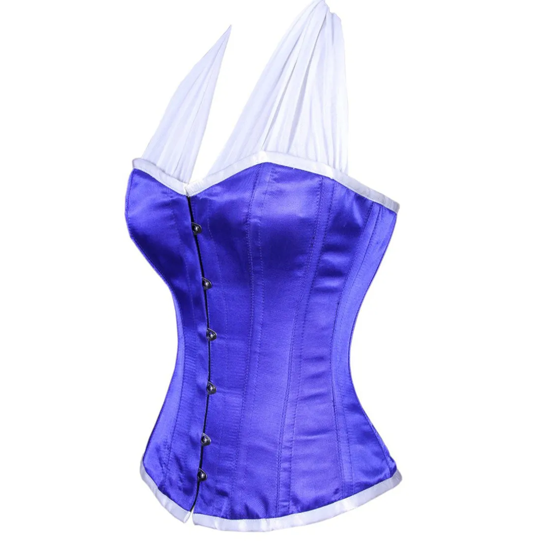 Payton Lycra Net Neck Band Authentic Overbust Corset
