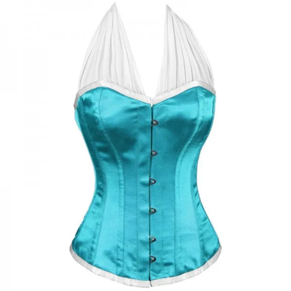 Payton Lycra Net Neck Band Authentic Overbust Corset