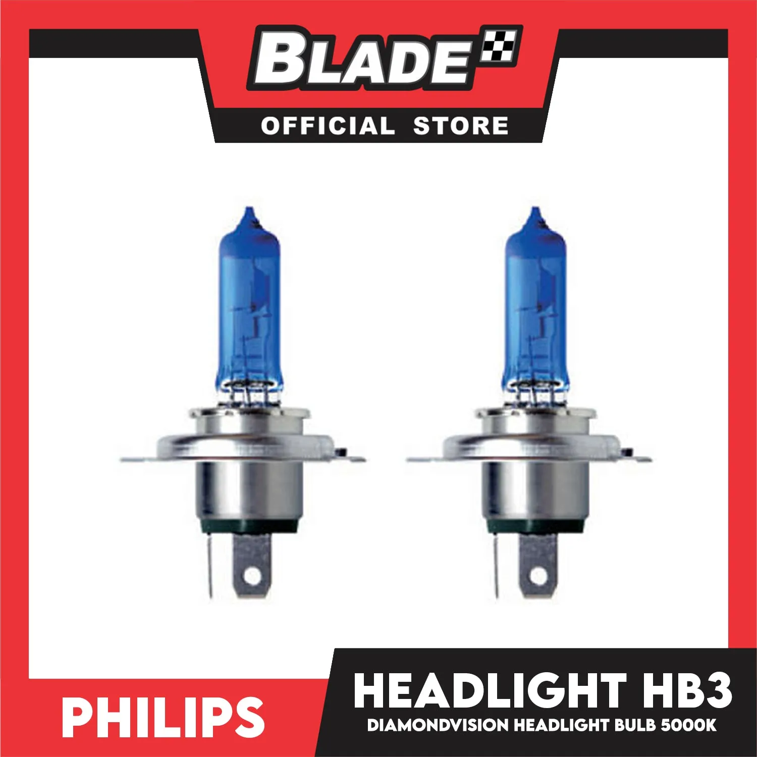 Philips DiamondVision Headlight Bulb 9005DV HB3 12V 65W (Pair)