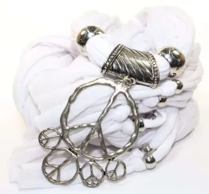 Purity & Peace Pendant Scarf