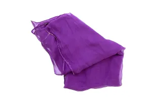 Purple Chiffon Dupatta - Scarf