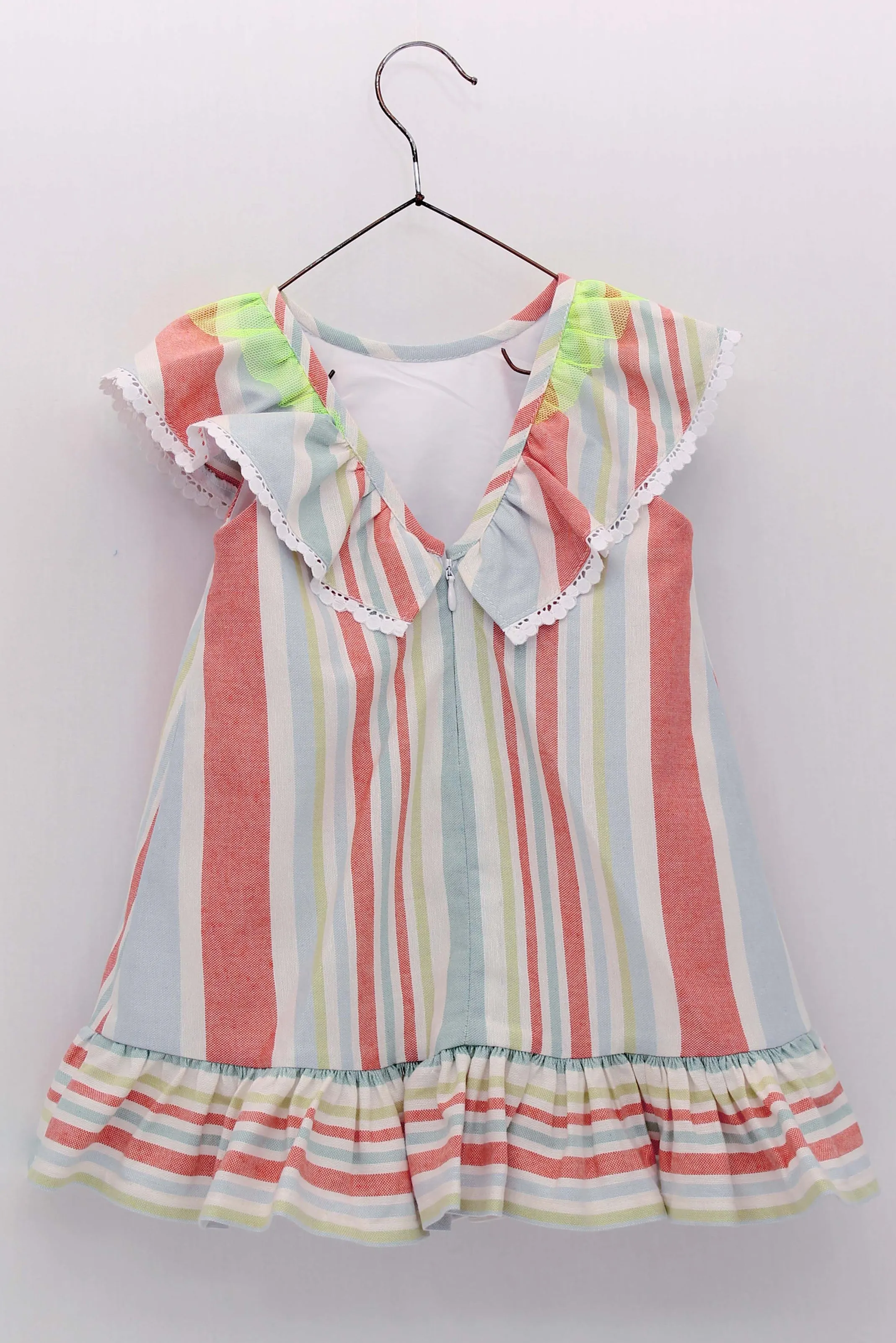 "Calliope" Multicoloured Striped Dress