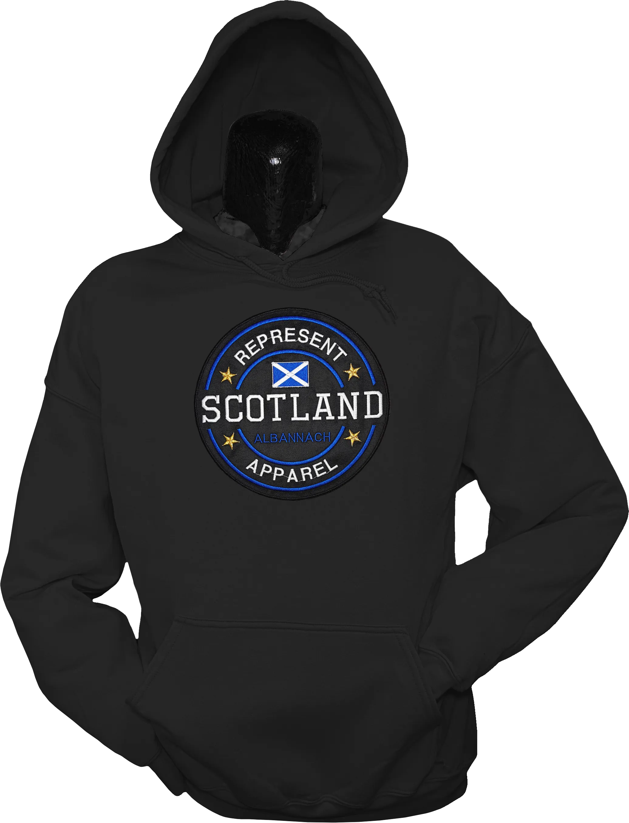 Scotland Hoodie Benchmark Black